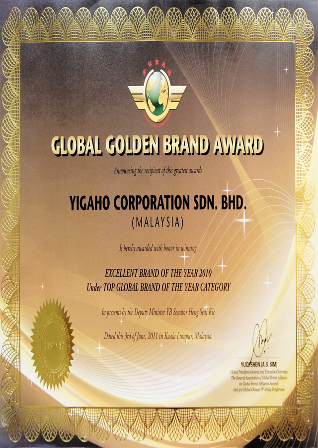 Global Golden Brand Award